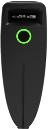 Ieron Escáner de código de Barras Bluetooth 2D Escáner de código de Barras inalámbrico Escáner de Mano Herramienta Conveniente para el reconocimiento Inteligente de códigos