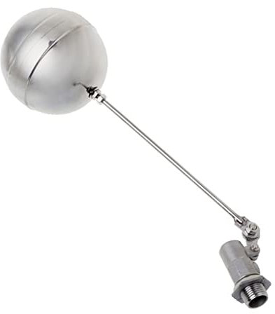 PLLJIAXUAMCLNL Schwimmer-Sensor-Ventil DN15 Außengewinde Wassertank Kugel, Edelstahl Durchflusskontrolle Schwimmer-Sensor-Ventile
