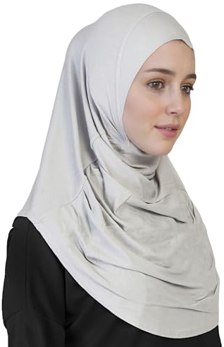 Lina & Lily Jersey Al Amira Instant Hijab Kopftuch für Muslimische Frauen One-Piece