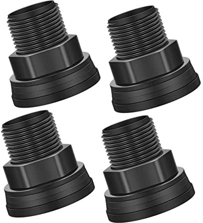 YARNOW 4pezzi Connettore Filettatura per Acquari Raccordo Collegamento per Serbatoi d Accessorio Riutilizzabile per Barili Piovana Resistente Acidi e Soluzioni Alcaline
