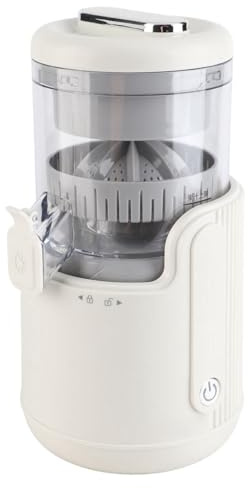 Electric Juicer Machine – USB Rechargeable Juice Extractor with 360 Degree Motor & Leakproof Spout for Citrus Portable & Safe Use Compact Design
