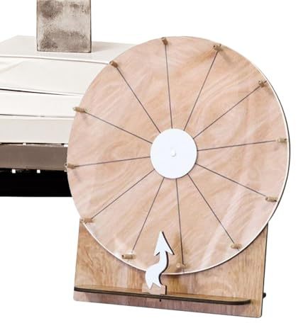 Vmiorzq Preisrad | 28 cm Roulette Rad Aus Holz - Lösbares Spielzubehör Für Erwachsene Jugendliche Veranstalter Partypromoter Klassenraum Belohnungen Feiertagsfeiern Familientreffen