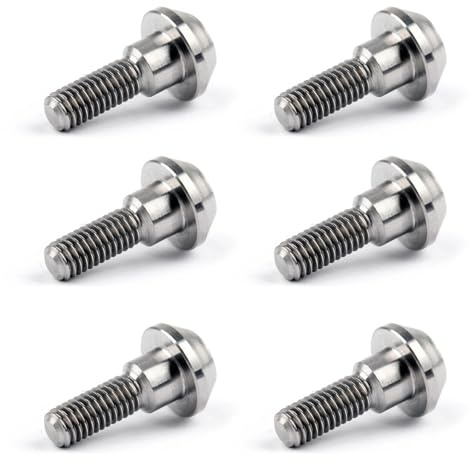 Piezas Motocicleta M6 X 20 Mm Pernos Rotor Freno Disco Titanio/Ti Tornillos Disco Freno para Y&amaha FZ600 FZ1000 FJR1300 R1 R6 Tornillos, Pernos, Tuercas y Piezas para motocicle(Type A)
