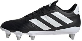 adidas Unisex Bota de Rugby Kakari Elite césped Natural húmedo, Core Black/Cloud White/Core Black, 46