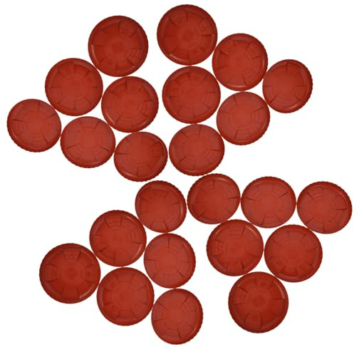 VALICLUD 20 Bandejas de Plástico para Plantas Redondas Bandejas de Agua para Macetas Interiores Platillos para Macetas de 14 CM Aptas para Jardinería y Decoración del Hogar