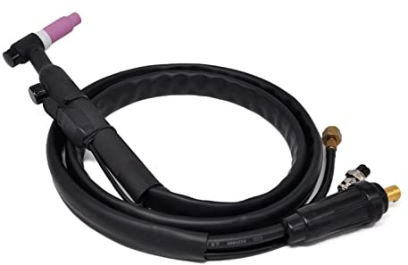 Ljmyy Verbesserter WIG-Schweißbrenner WP-17 V, 4 m, luftgekühlt, WIG-Fackel, passend für Schweißer/Stick-Schweißer, Qualität