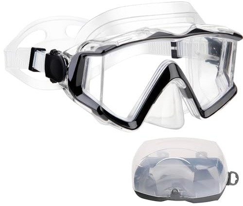 Diving mask Anti-Fog Swimming Snorkel mask Suitable for Adults Scuba Dive Swim Snorkeling Goggles Masks