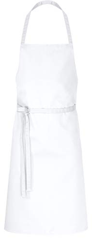 DESERMO leichte Latzschürze 80cm x 100cm (LXB) | Hervorragende Taillen-Schürze für Frau & Mann | Hochwertige Mischung aus Baumwolle & Polyester | Gewicht: 190g/m²