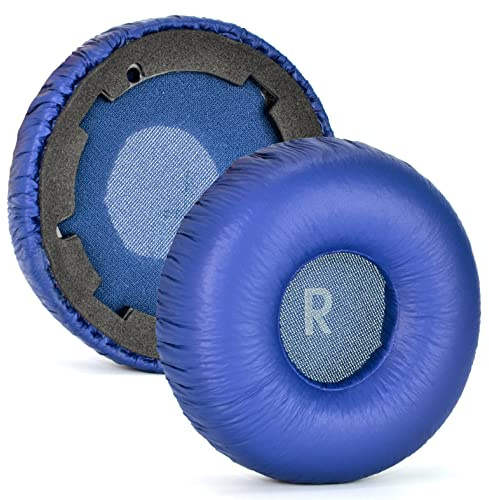 JOYSOG Replacement Ear Cushions for JBL Tune 600 BT NC T600 Headphones, Blue Protein Leather + Sponge Ear Pads