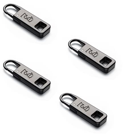 Zpsolution Luggage Zipper Pull Replacement - Heavy Duty Detachable Zipper Pullers Repair for Suitcases Easy to Use Larger Stronger