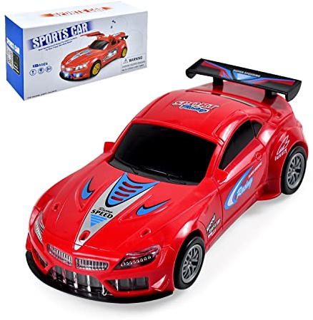 THISMY Transform Car Toy with Light and Sound, 1:36 Car Toy for 3+ Years Old Boy and Girl Gift