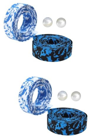 Sosoport 2sets Band Lenker Band Für Straße Camouflage Schwarz Waschbar Lenker Streifen 4 Rollen * 2