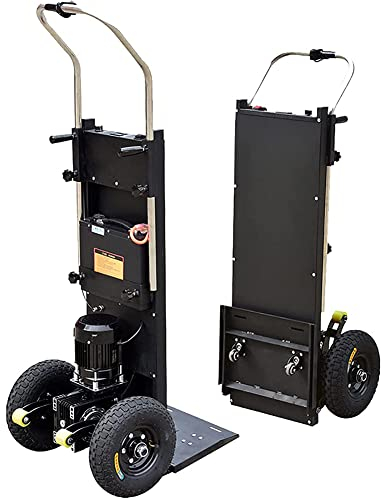 Carretilla Eléctrica Para Subir Escaleras, Carretilla De Mano Que Ahorra Mano De Obra Para Subir Y Bajar Escaleras Con Carga De 200 Kg, Carro Fácil De Operar Con Motor Silencioso Sin Escobillas De 1