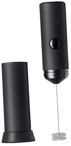 PHENOFICE Espumador de Leche Eléctrico de Mano Batidor Automático de Café Y Diseño Compacto para Cocina