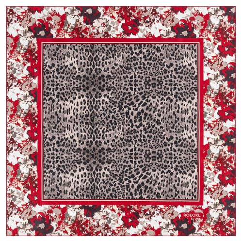Roeckl Seiden Nicki Tuch Wild Gallery 53x53 43452-3230 multi red