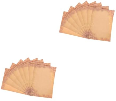 SHINEOFI 16sheets Vintage Style Letter Paper Writing Letter Paper Parchment for Writing Stationery