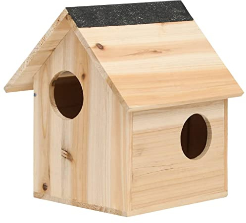 Générique Maison pour écureuils Bois de Sapin Massif 26x25x29 cm,Articles pour Animaux,Articles pour Animaux de Compagnie,Accessoires pour Petits Animaux,Brun,1.4 KG,314821