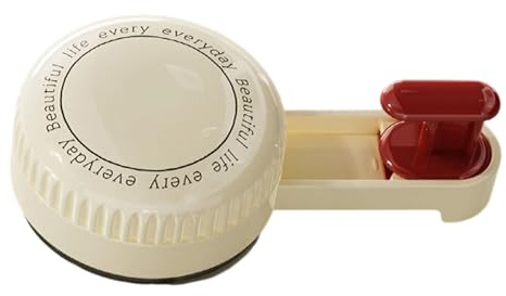 Whltzf Gancio a ventosa multiuso con rotazione di 360 gradi per accessori da cucina, bagno e soggiorno, rosso, facile da installare