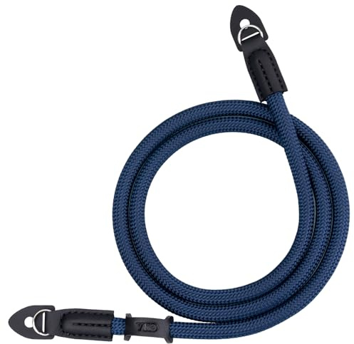 VKO Vintage Camera Neck Strap,Nylon Rope Camera Shoulder Straps for Photographers Film DSLR Navy Blue