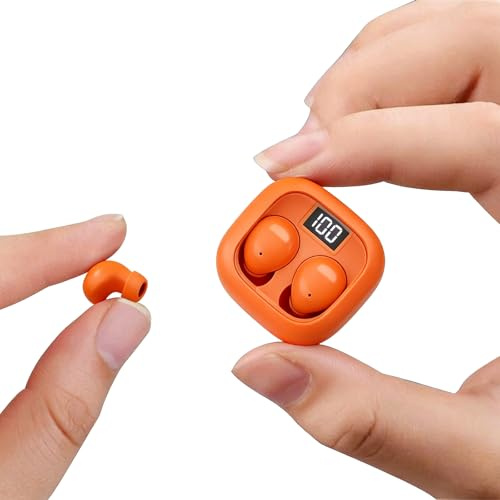 Unsichtbare Schlaf Mini in Ear Kopfhörer kabellos Bluetooth zum Schlafen | Wireless Sleep Earbuds Headphones Earphones kleinste Schlafkopfhörer Seitenschläfer Bluetooth Schlafohrhörer für kleine Ohren