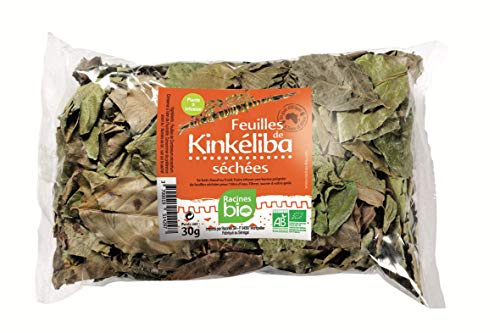 [ ✅ 100% BIO ] Getrocknete Blätter von Kinkeliba Bio - 90g - Aus Afrika - Verpackung: 3 Beutel mit 30 g - Von Ecocert zertifiziert -KINK30