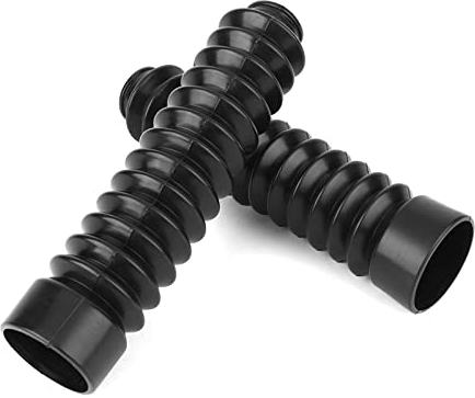 1 Paar Motorrad-Vorderradgabel-Abdeckungen aus Gummi, Stoßdämpfer, Staubschutz