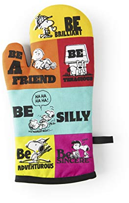 Excelsa Peanuts Guanto da Forno, Multicolore, 18 x 32 cm