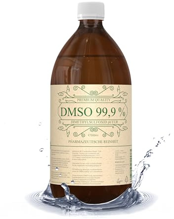 DMSO 500ml 99,9% pharmazeutische Qualität & Reinheit - DMSO Dimethylsulfoxid ph. EUR unverdünnt in lichtgeschützter Braunglas Apothekerflasche - DMSO 99,9% 500ml