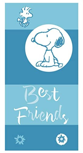 Grupo Moya Toalla DE Baño Playa Piscina Snoopy Best Friends 140 X 70 CM