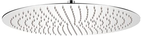 WIFESE Regenduschkopf Edelstahl 50 cm Rund Wassersparender Duschkopf Regendusche Duschkopf Energiespar Duschkopf Duschbrause Shower Head Duschbrause Einfache Einstellung Des SprüHwinkels