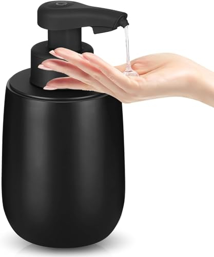 Seifenspender Automatisch Elektrischer Automatic Soap Dispenser Mit Sensor No Touch Sensor Automatischer Seifenspender F¨¹R Bad,K¨¹Che,B¨¹Ro Schwarz