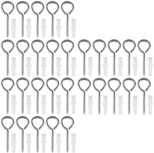 SOLUSTRE 30pezzi Gancio Inossidabile Con Per Installazione Facile Per e Applicazioni Esterne