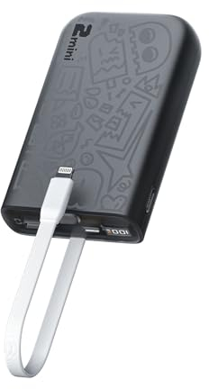 imuto Batterie Externe 20000mAh avec câble intégré pour iOS, PD 22.5W USB C Powerbank Portable Chargeur Type C avec écran LED pour iPhone 14/13/12 Galaxy Google Pixel LG iPad xiaomi Tablet