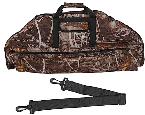 XHTLLO Compoundbogen-Koffer, 95 cm, Großes Fassungsvermögen, Leichter Reise-Bogenschießen-Koffer Mit Mehreren Taschen, Multifunktionale Tragbare Bogen-Tragetasche Mit Tasche