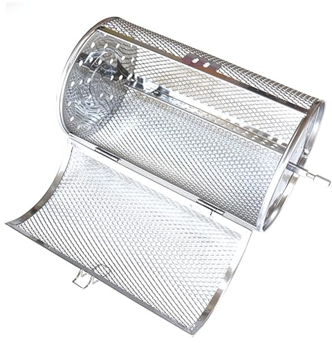 Milisten Asador Cesta De Acero Inoxidable Para Hornear Veranos y Kebabs Accesorios Para Horno Asador Para Preparar Comidas Cocina