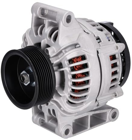 FEBI BILSTEIN Lichtmaschine 150A Generator LiMa 24V Alternator mit Riemenscheibe passend für MERCEDES-BENZ ACTROS MP4 / MP5 ANTOS AROCS 185520