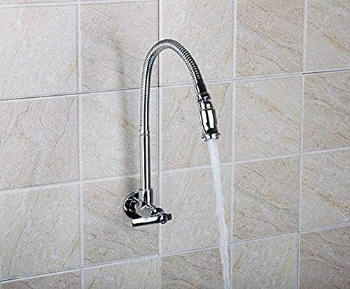 Wasserhahn Wandmontage Messing Küchenarmatur Faltbare Erweiterung DIY Küchenspüle Wasserhahn Waschmaschine Wasserhahn Kaltwasserhahn
