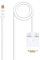 Blendend Cable conversor Mini DP a VGA, 2.0 m, blanco, para conectar dispositivos a monitores y proyectores.