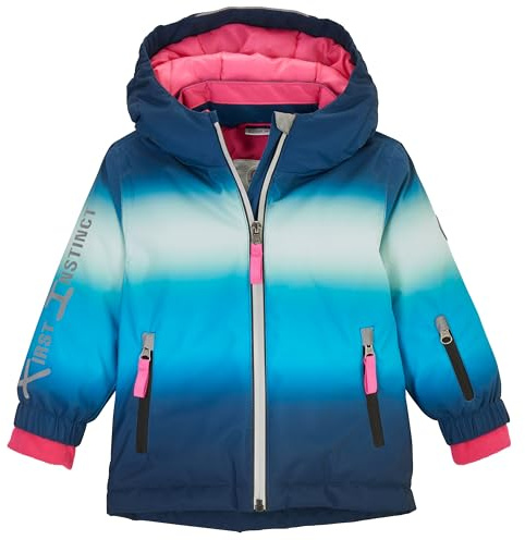 first instinct by killtec Niños Chaqueta de esquí/chaqueta funcional con capucha y protección contra la nieve FISW 37 MNS SKI JCKT, hell stahlmint, 86/92, 42540-000
