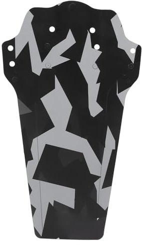 Guardabarros para Bicicleta, 273x158 mm/10,7x6,2 pul plástico PP impresión en Color Guardabarros para Bicicleta con Brida Cables Protector contra Salpicaduras Universal Ciclismo Delantero y Trasero