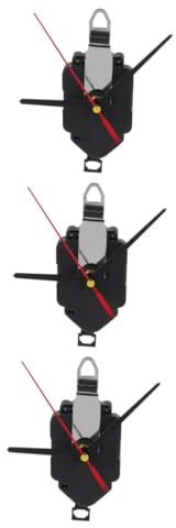 DOITOOL 3 Sätze Uhrzeiger-kit Led Digitale Wand Bausatz Quarz-uhrwerk-kit Aufkleber Uhren Für Wohnkultur Modern Hände Benutzerdefinierte Uhr Uhrersatzmechanismus Pendeluhr Plastik