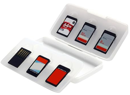 Scatola di cartuccia da gioco, custodia per carte da gioco - Organizzazioni di carte con sei slot di protezione delle slot | Altezza portaselvaggina portatile antipolvere per attività e