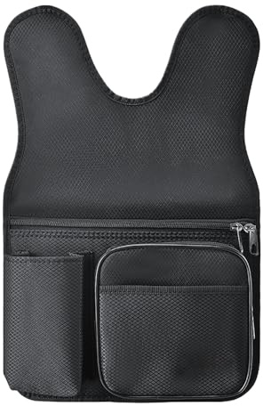 SVCEQZE Armlehnen Organizer, 45 X 29.5 Cm Rollstuhl Aufbewahrungstasche, Armlehnen Organizer Stuhl, Angelstuhl Armlehnentasche, Angelstuhl Seitentasche, Seitentasche Aus Oxford-Stoff