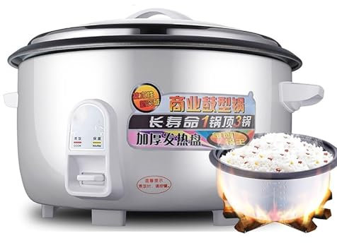 Cuociriso, Cuociriso commerciale di grande capacità, per ristorante/hotel/scuola, (8-45 l) per 8-60 persone (dimensioni: 10L)
