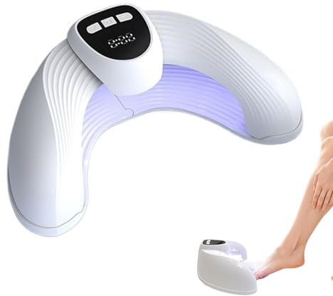Générique Lampe UV pour Ongles en Gel - Sèche-Vernis avec Minuterie - Séchoir à Séchage Rapide Appareil Pliable pour Soins Vernis Bureau Voyage Spa Camping Salon