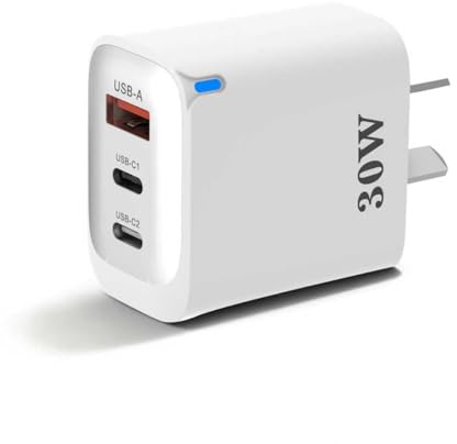 Australia travel adapter charger,Aus Travel Plug, 30W Fast Charger, 1 USBA and 2 USBC Fast Charging for iPhone Samsung, For Aus,New Zealand,China,Argentina,Myanmar.