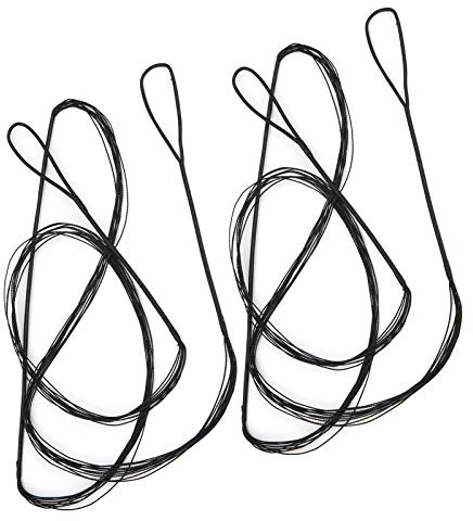 aqxreight 12 Trådar Recurve Bågsträng Polyester Ersättningsbågskytte Tillbehör för Stabil och Exakt Skytte