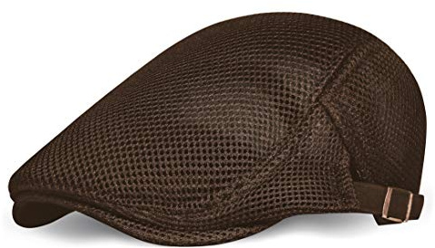 Coucoland Herren Netz Schiebermütze Barett Newsboy Flat Cap | sommer schiebermütze, polyester & baumwolle, atmungsaktiv, mesh-design, verstellbare, ideal für alltag, outdoor & reisen
