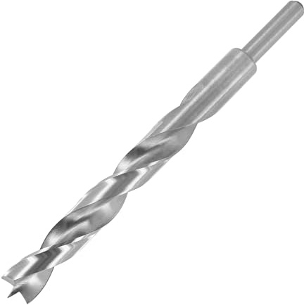 ENT 50417 Holzspiralbohrer Ø 17 mm, extra lang 200 mm, HSS-G, mit Zentrierspitze und Vorschneider, NL 135 mm, Schaft zylindrisch