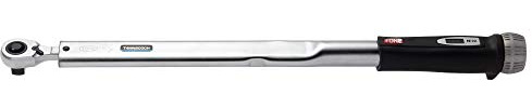 TONE Torque Wrench Preset Type (Digital Reading) T4MN200CH-QL 1/2 Inch Drive Black Torque Range 40-200Nm